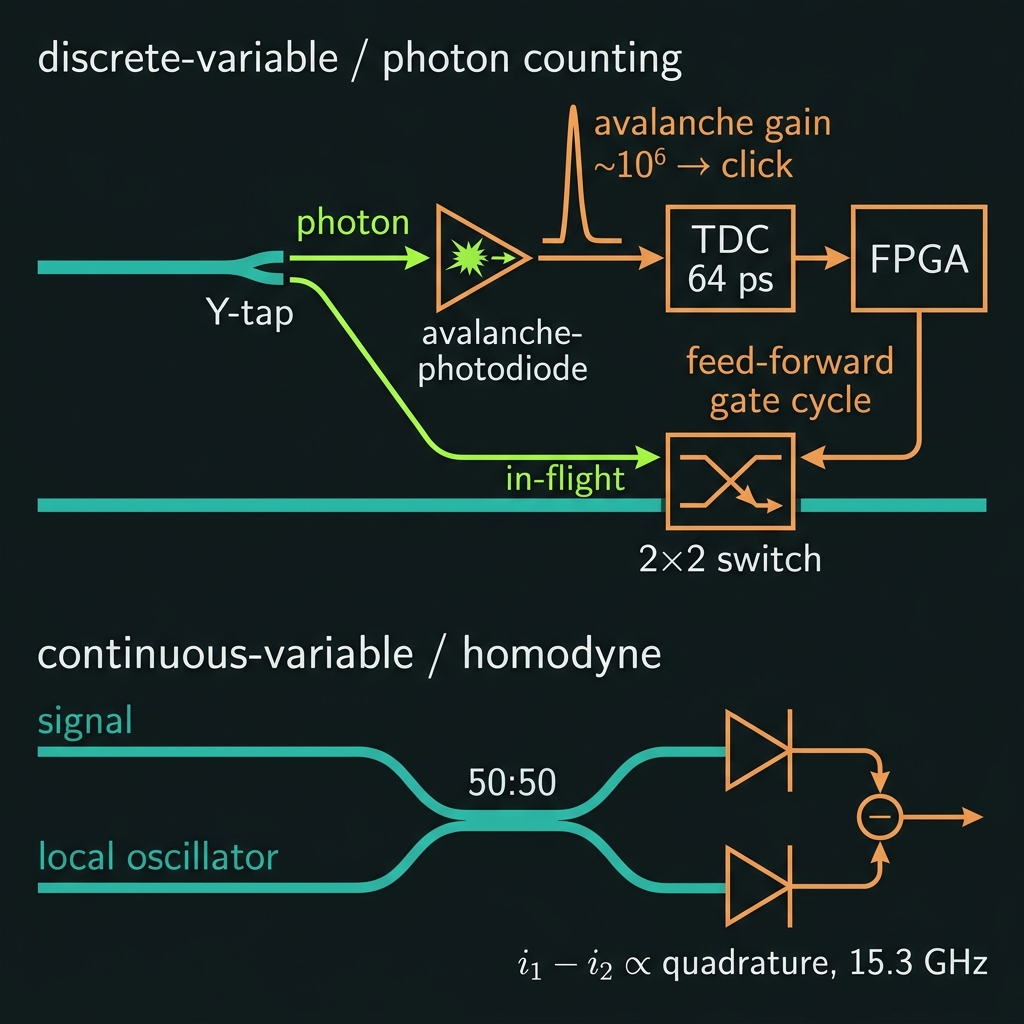 Detection feed-forward and fusion timing on GEMINI
