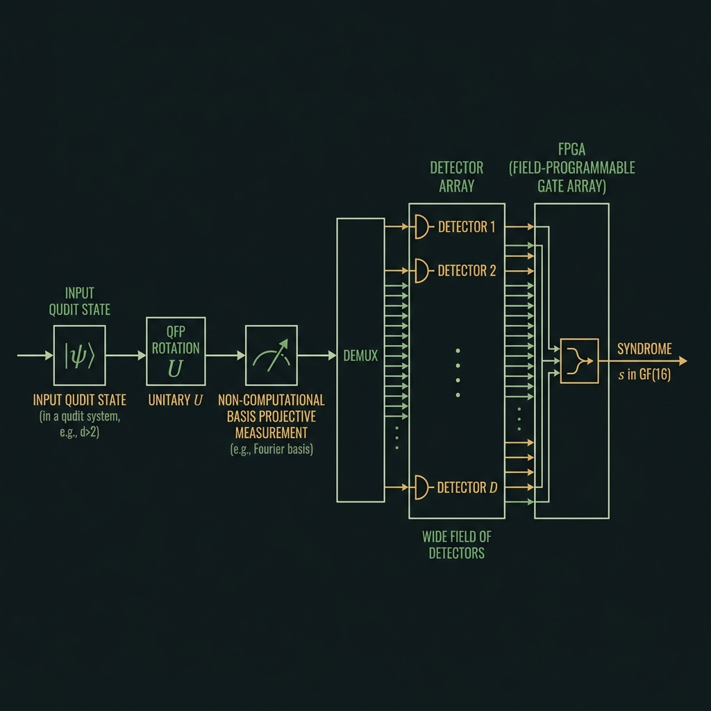 Project-then-detect measurement flow