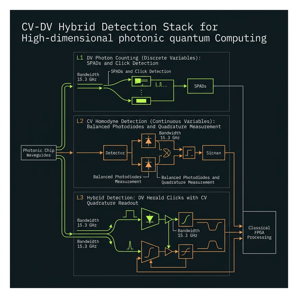 DV frequency-bin and CV squeezed-qumode hybrid