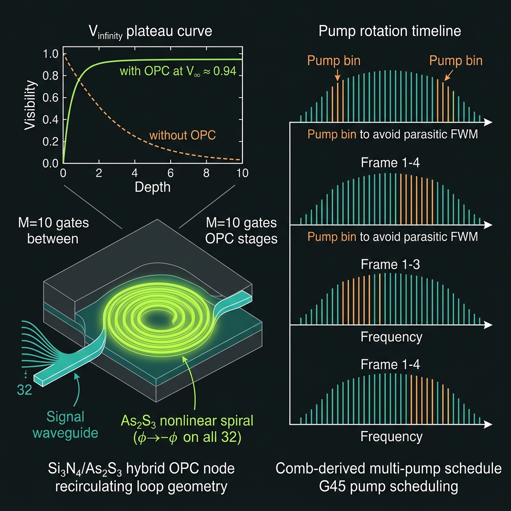 TETRIS OPC recirculating loop cross-section and pump rotation timeline