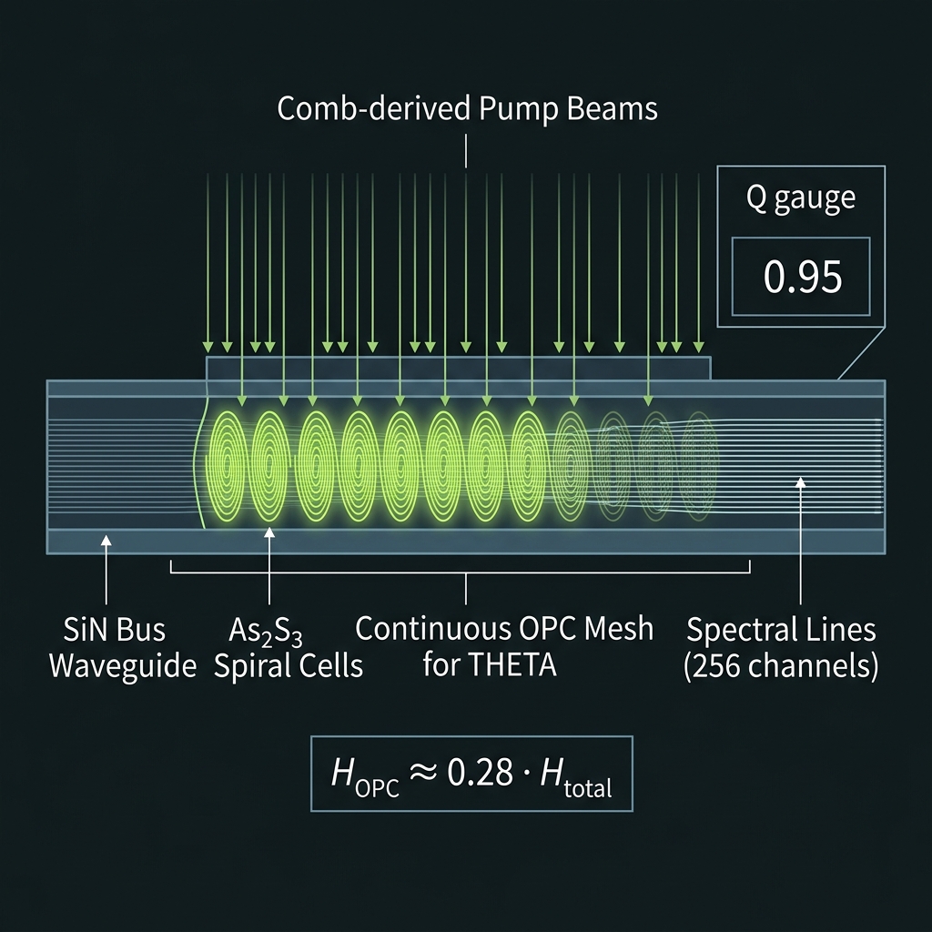 Continuous OPC mesh cross-section