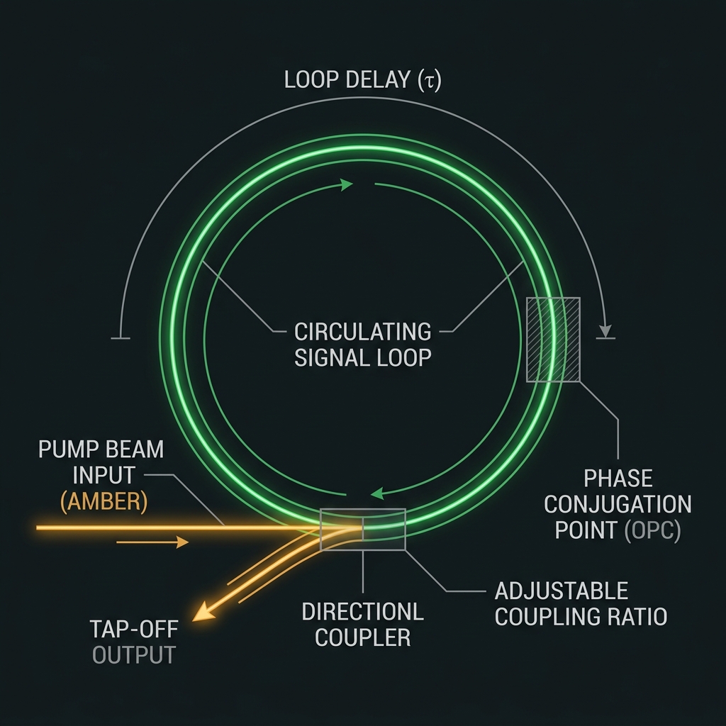 Recirculating OPC loop bounding phase error per segment