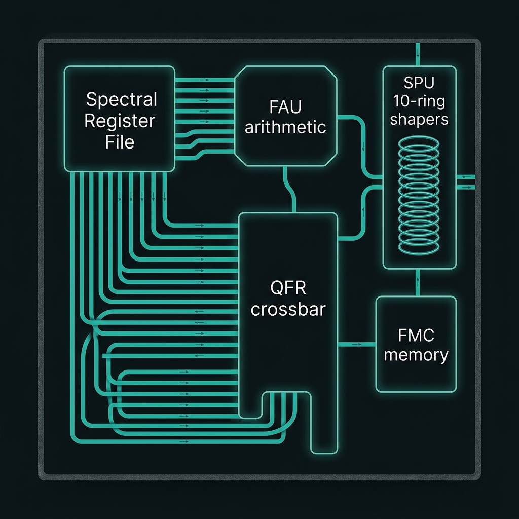 DQFP five functional blocks on photonic die