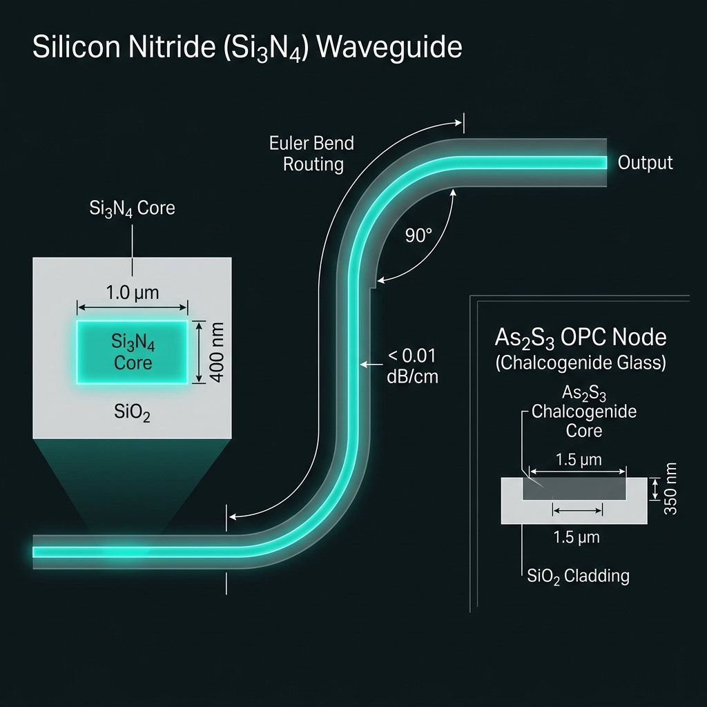 Ultra-low-loss silicon nitride routing