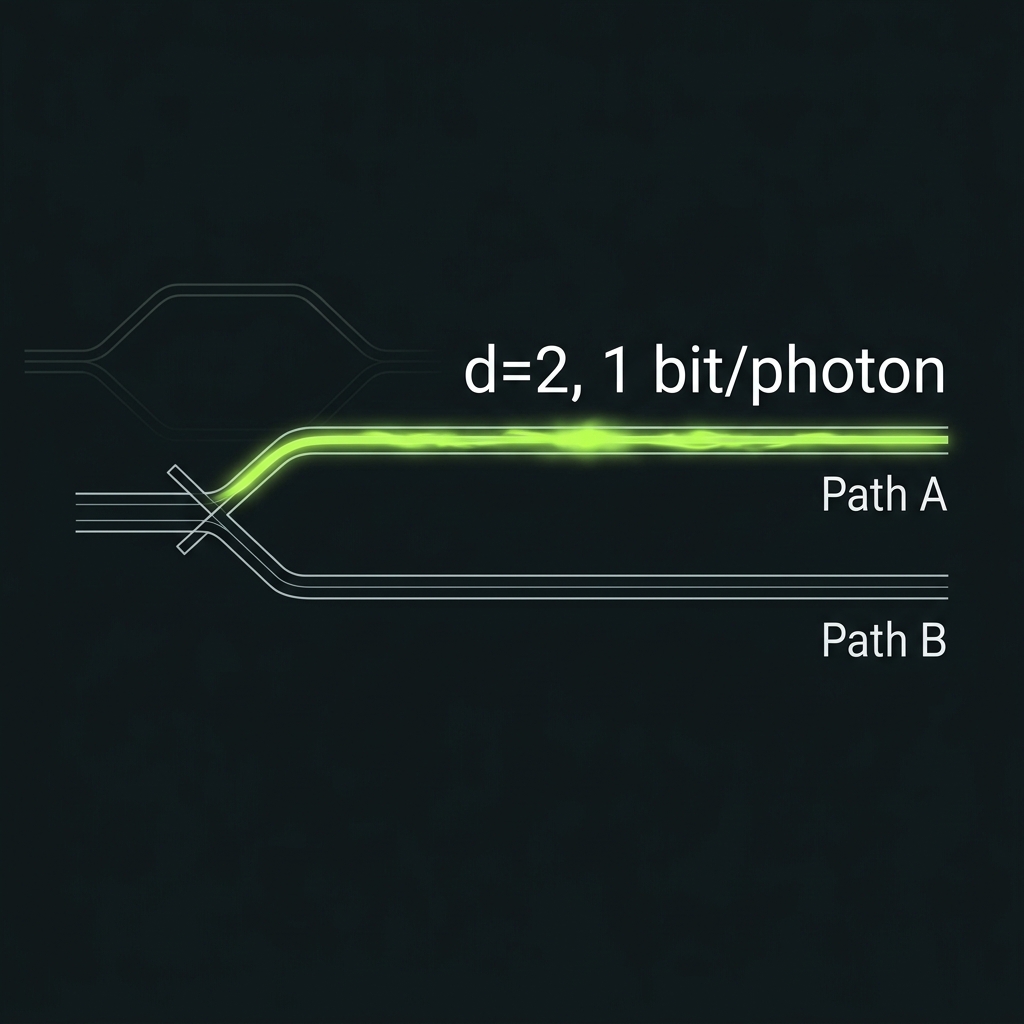 Dual-rail qubit in two waveguide paths